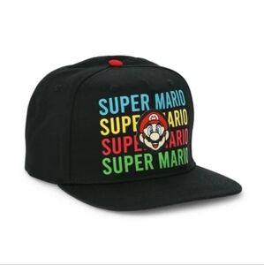 Super Mario Boys  Snapback Hat, One Size Fits Most